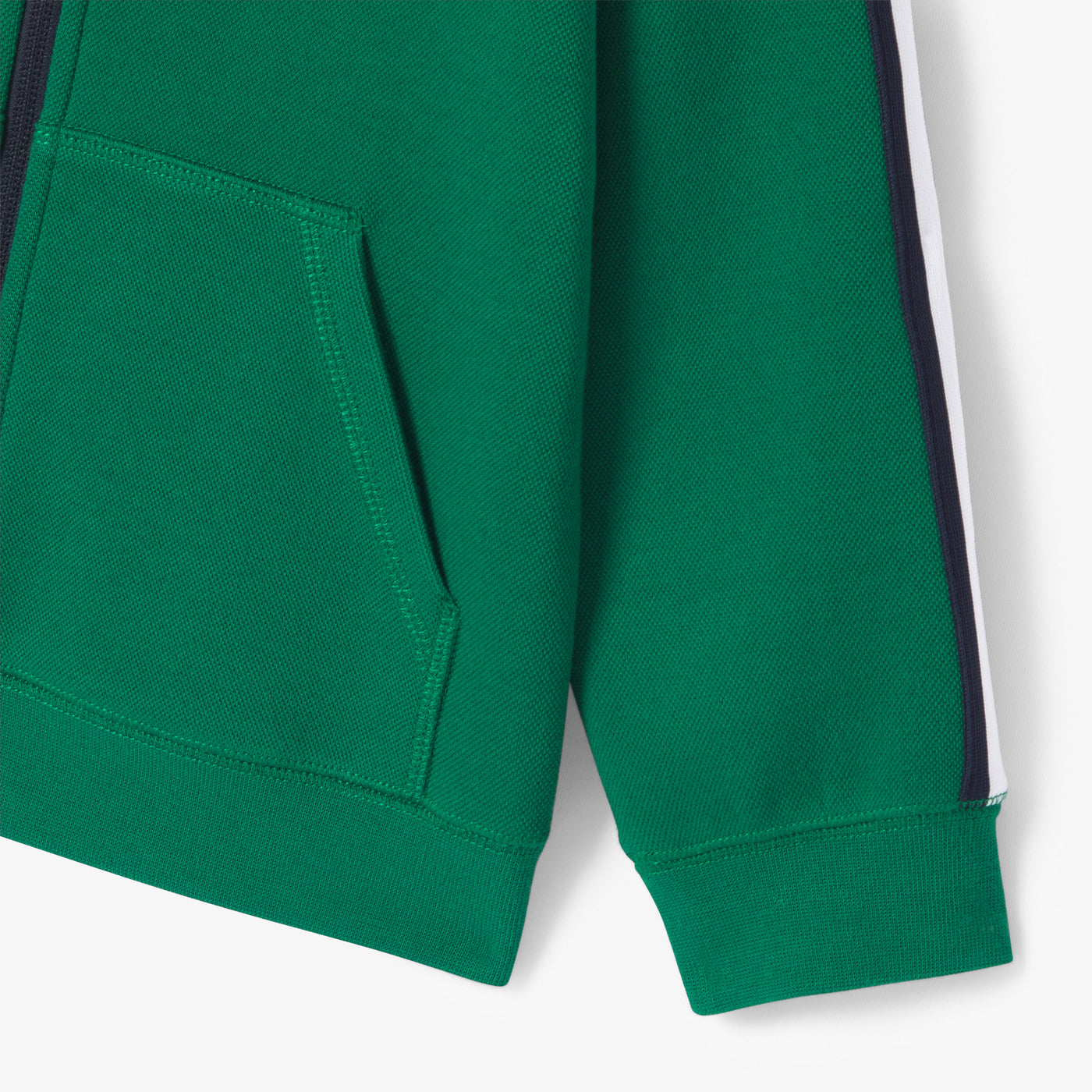 Boy zip-up sweatshirt - vert cresson