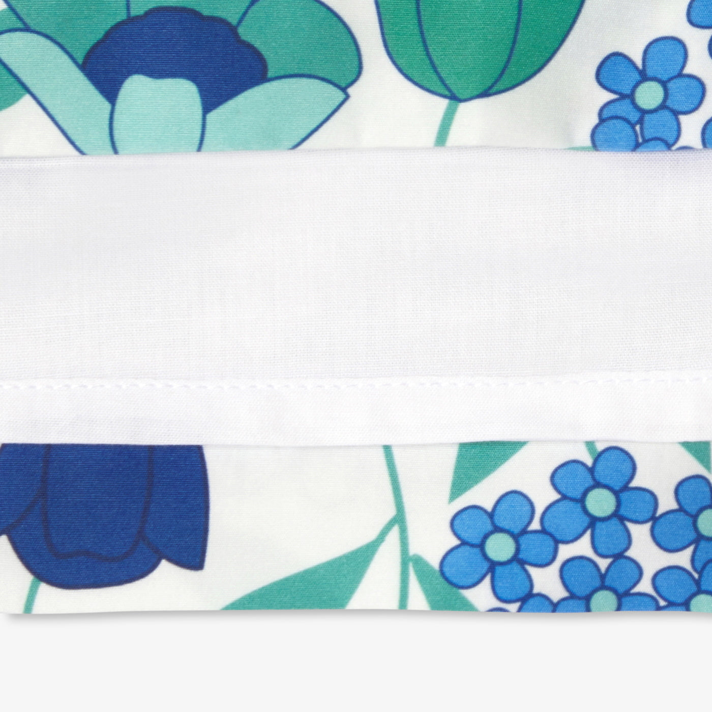 Baby girl floral cotton dress - blanc/multico