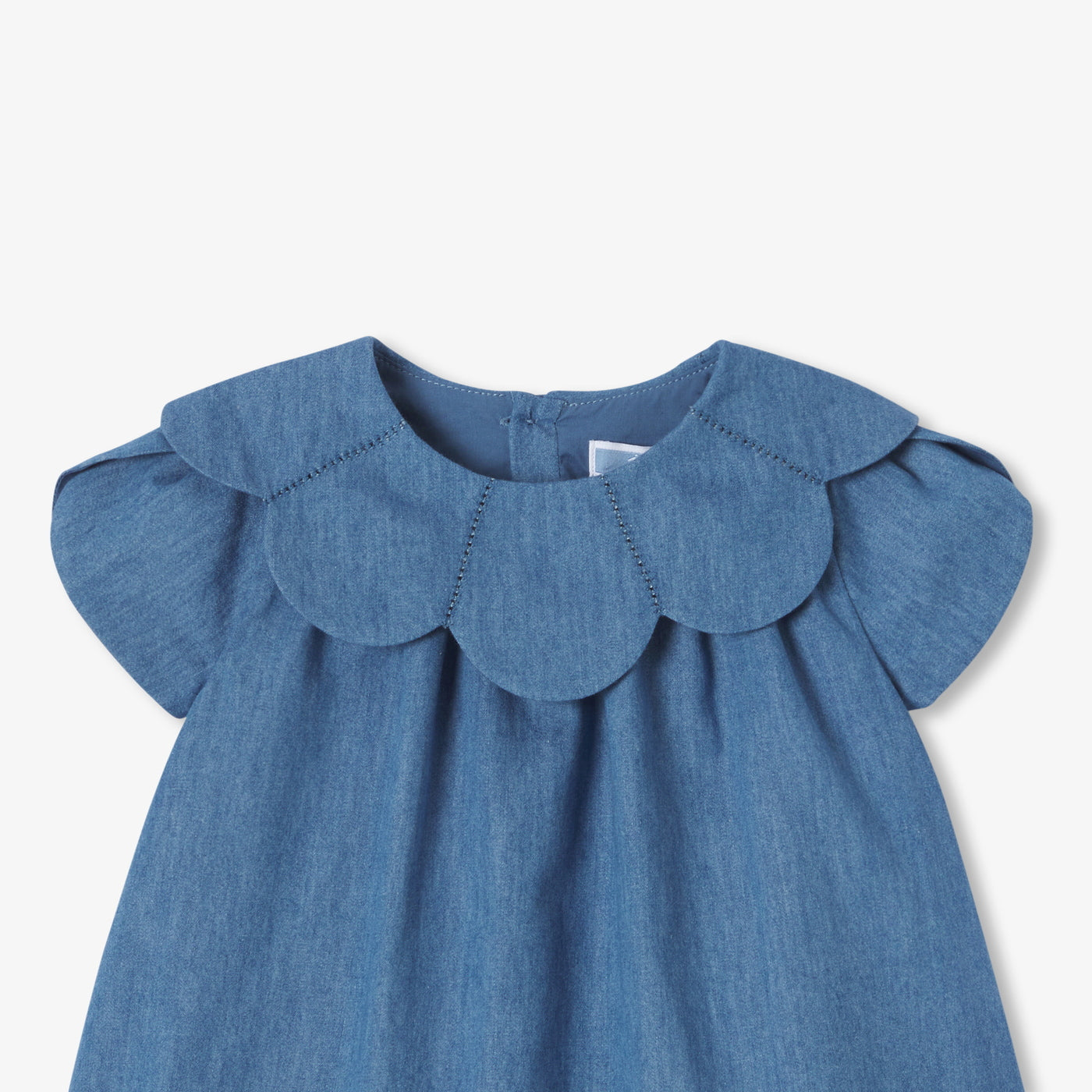 Baby girl chambray dress - chambray