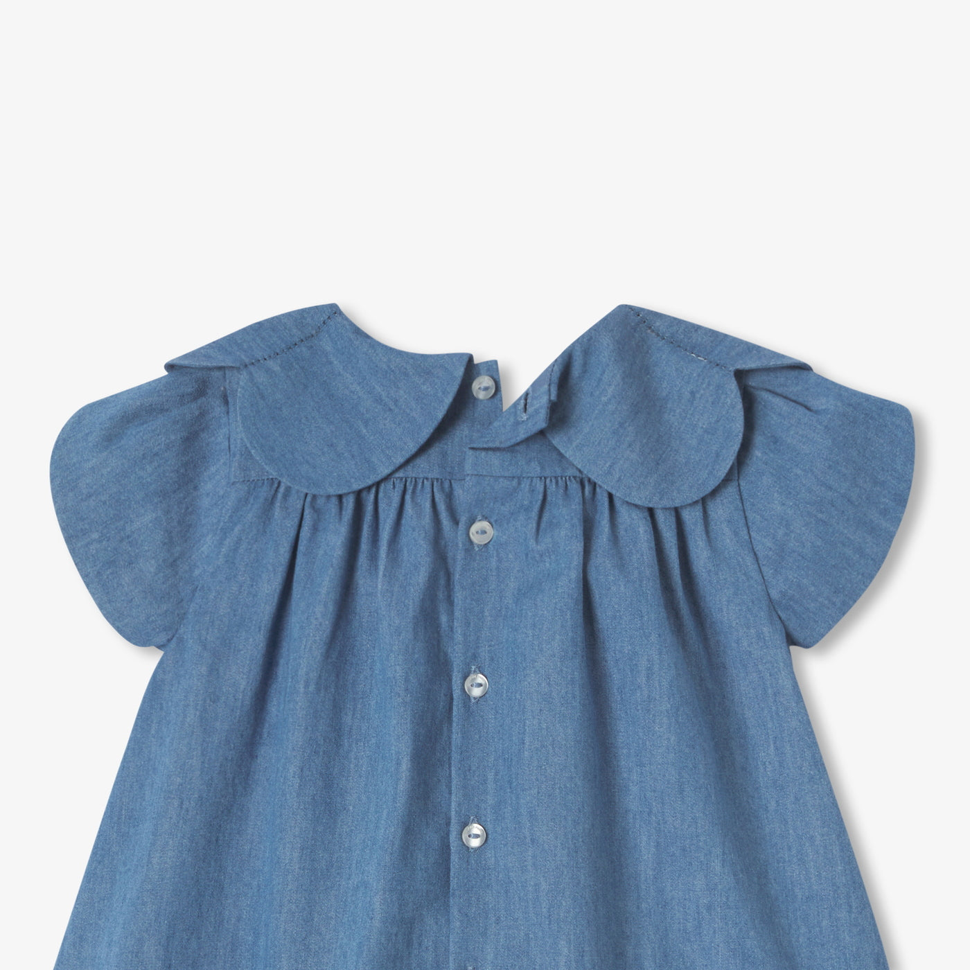 Baby girl chambray dress - chambray