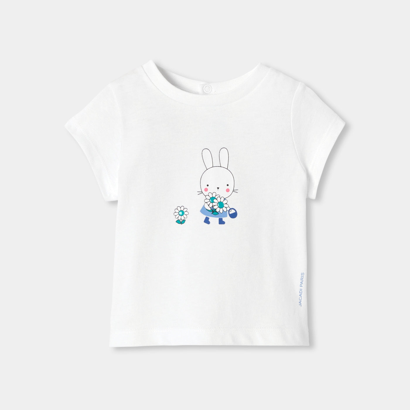 Baby girl cotton T-shirt - blanc jacadi