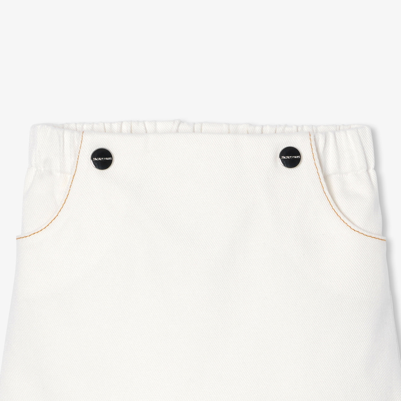 Baby jersey-lined comfort jeans - blanc doux jacadi