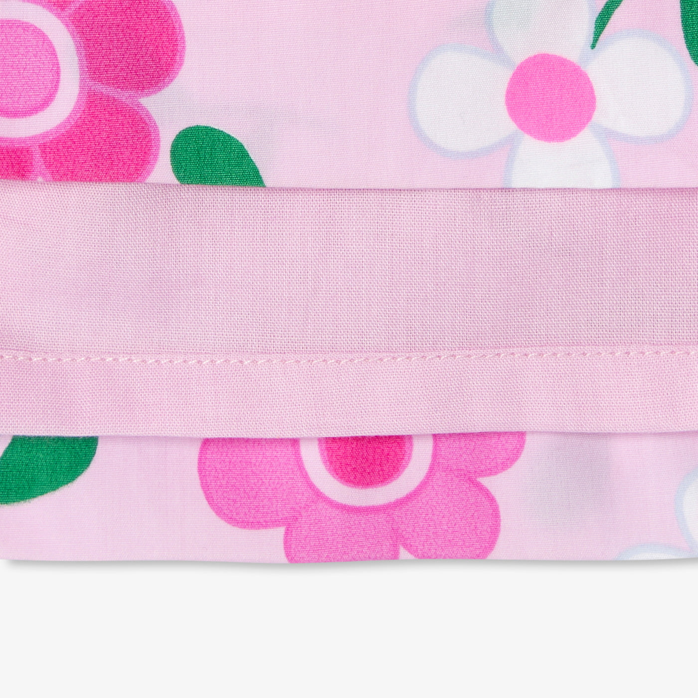 Baby girl floral popeline dress - rose/multico