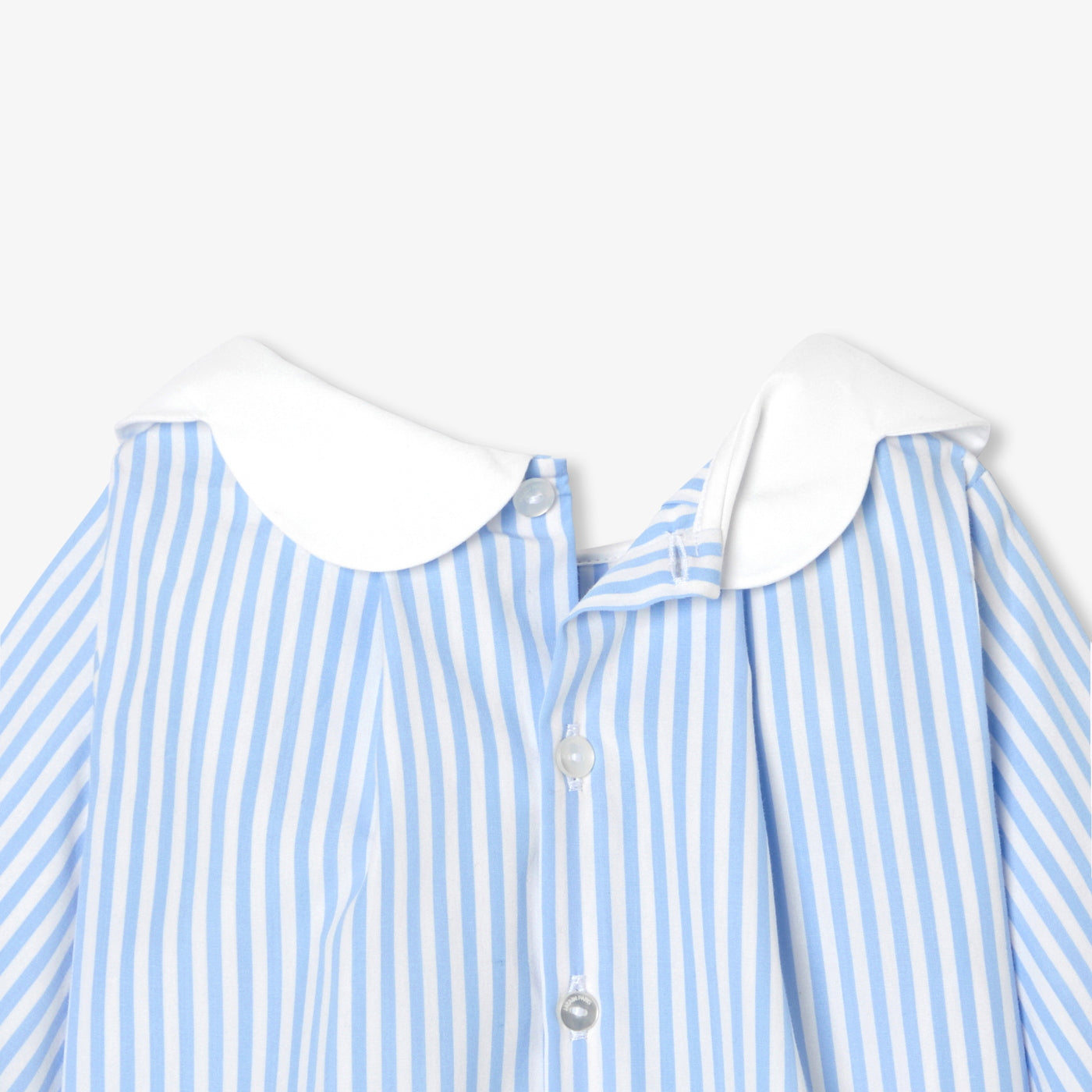 Baby girl striped poplin blouse - blanc/bleu