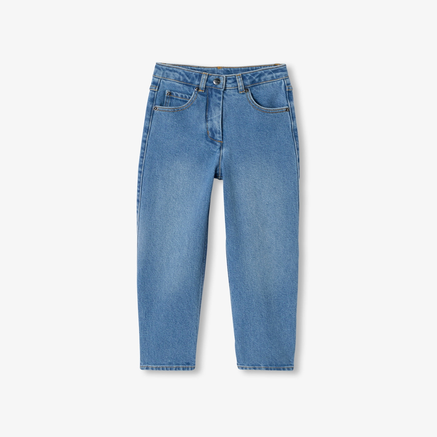 Girl barrel jeans - denim clair