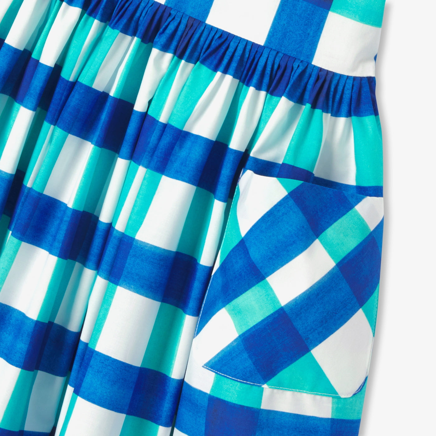 Girl short sleeve dress - blanc/multico
