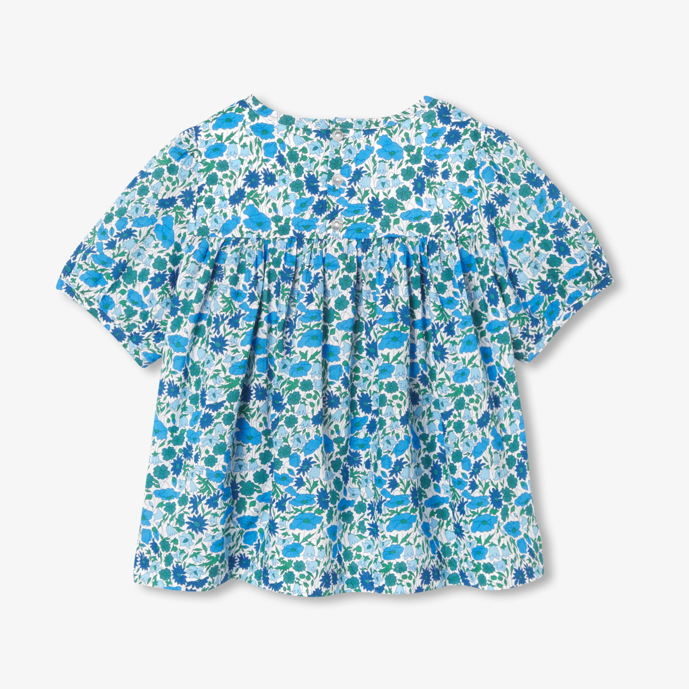 Girl Liberty fabric blouse - blanc/multico