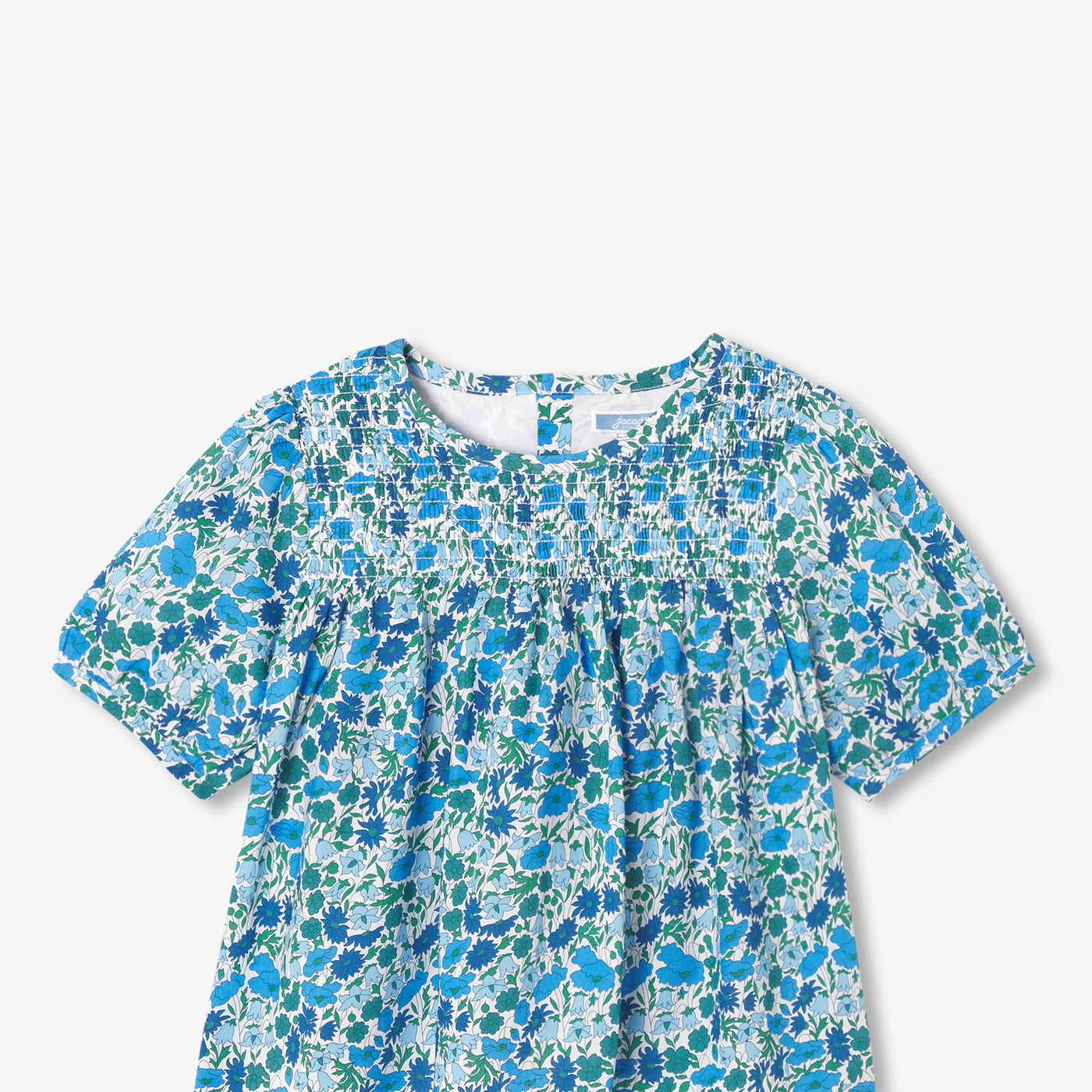 Girl Liberty fabric blouse - blanc/multico