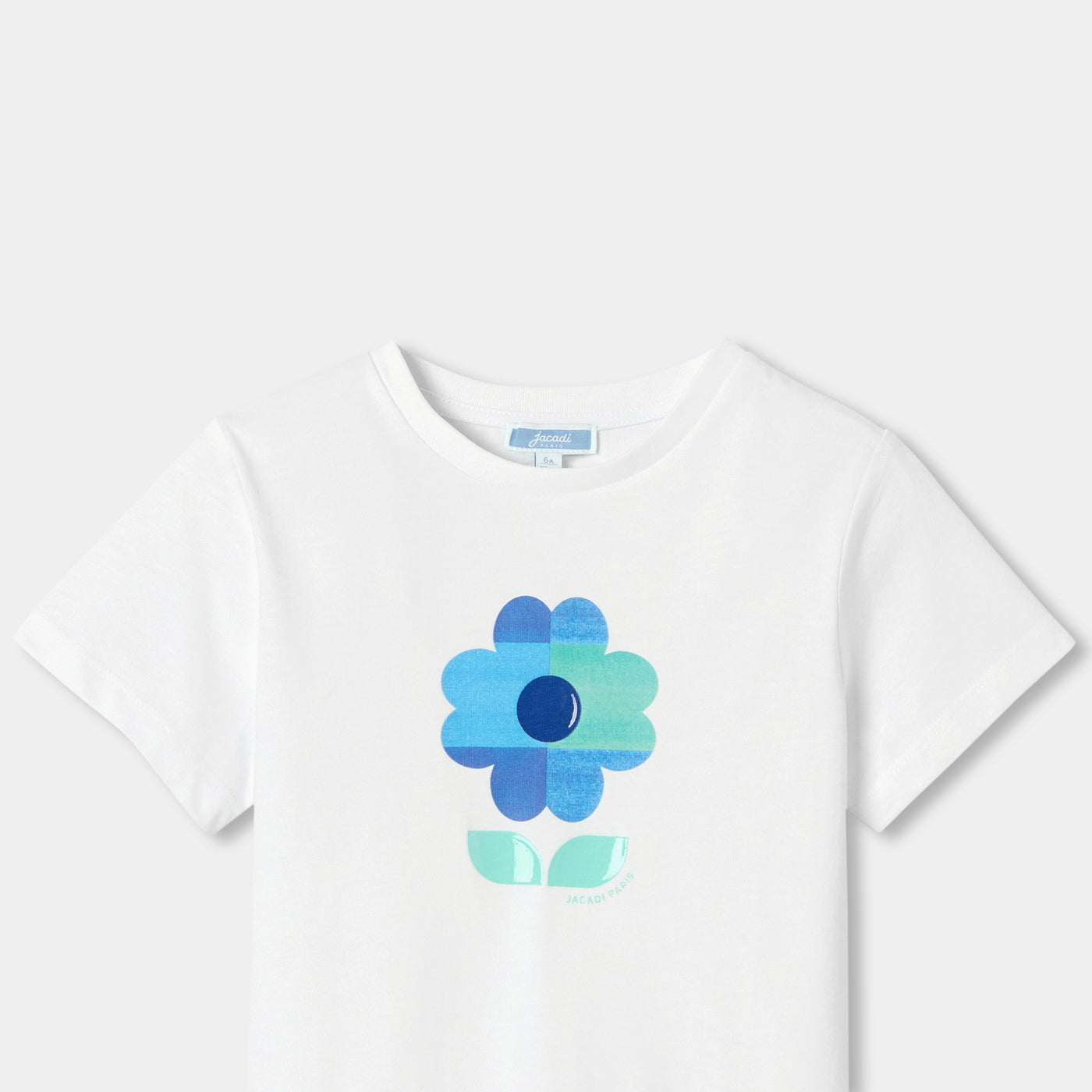 Girl short-sleeved T-shirt - blanc jacadi