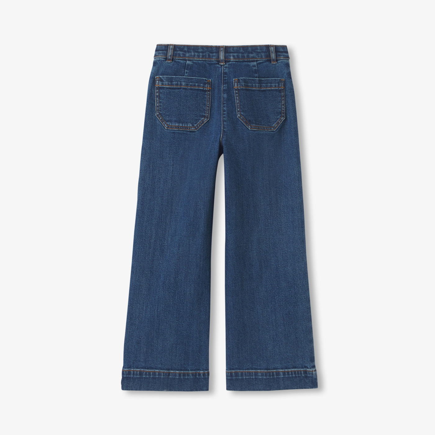 Girl wide-leg jeans - denim moyen