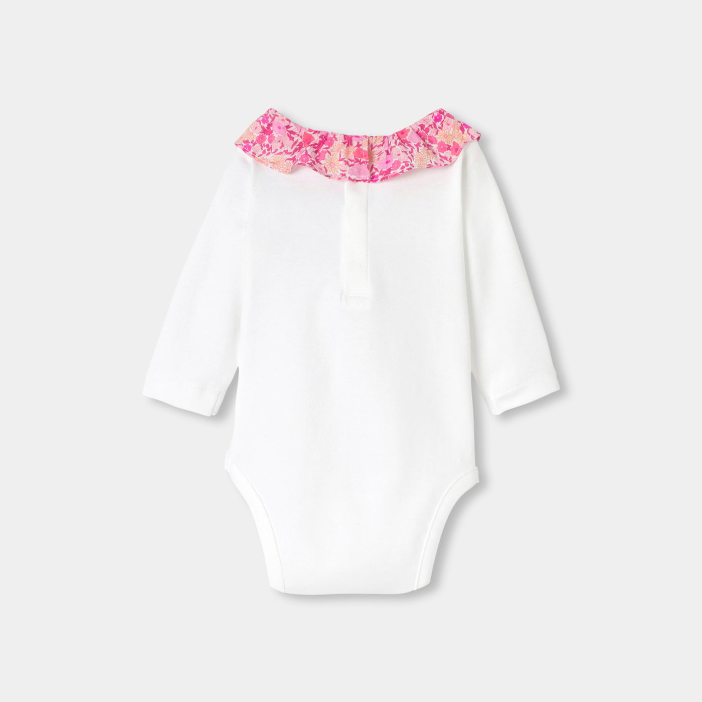 Baby girl long-sleeved bodysuit - blanc jacadi