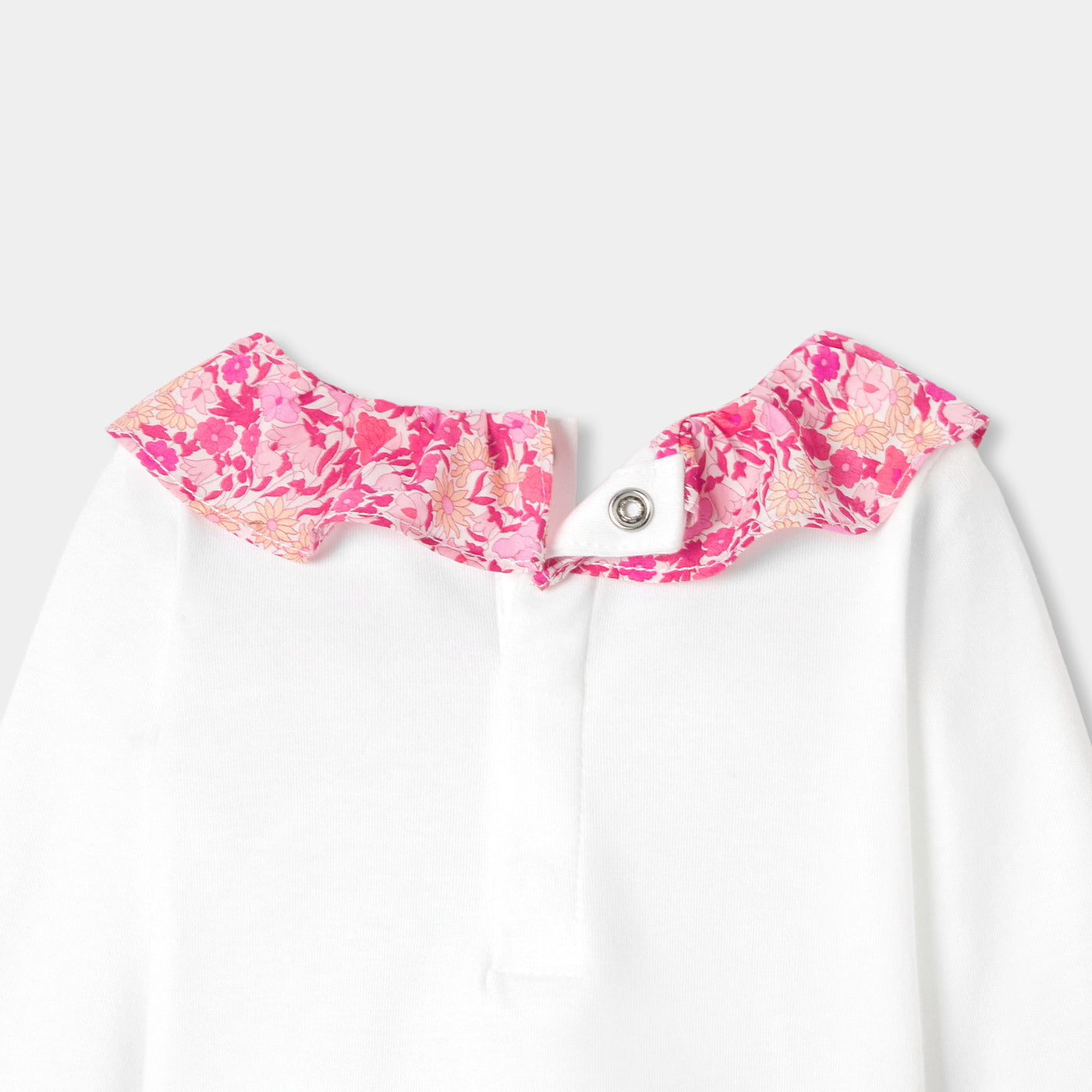 Baby girl long-sleeved bodysuit - blanc jacadi