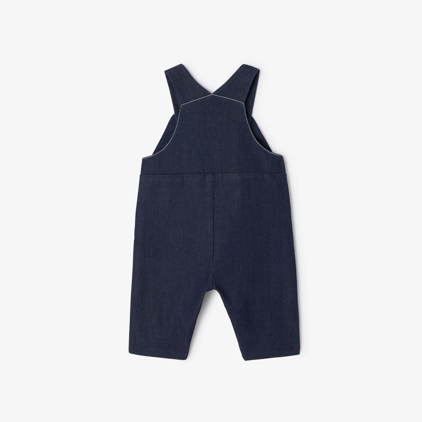 Baby boy denim dungarees - denim fonce