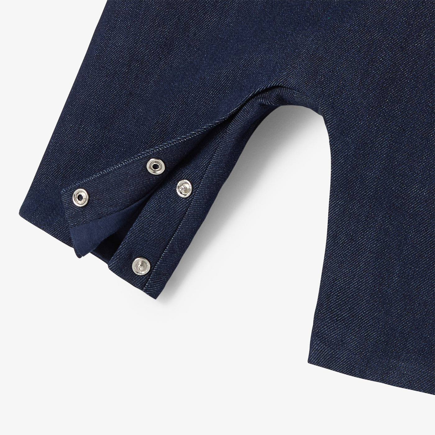 Baby boy denim dungarees - denim fonce