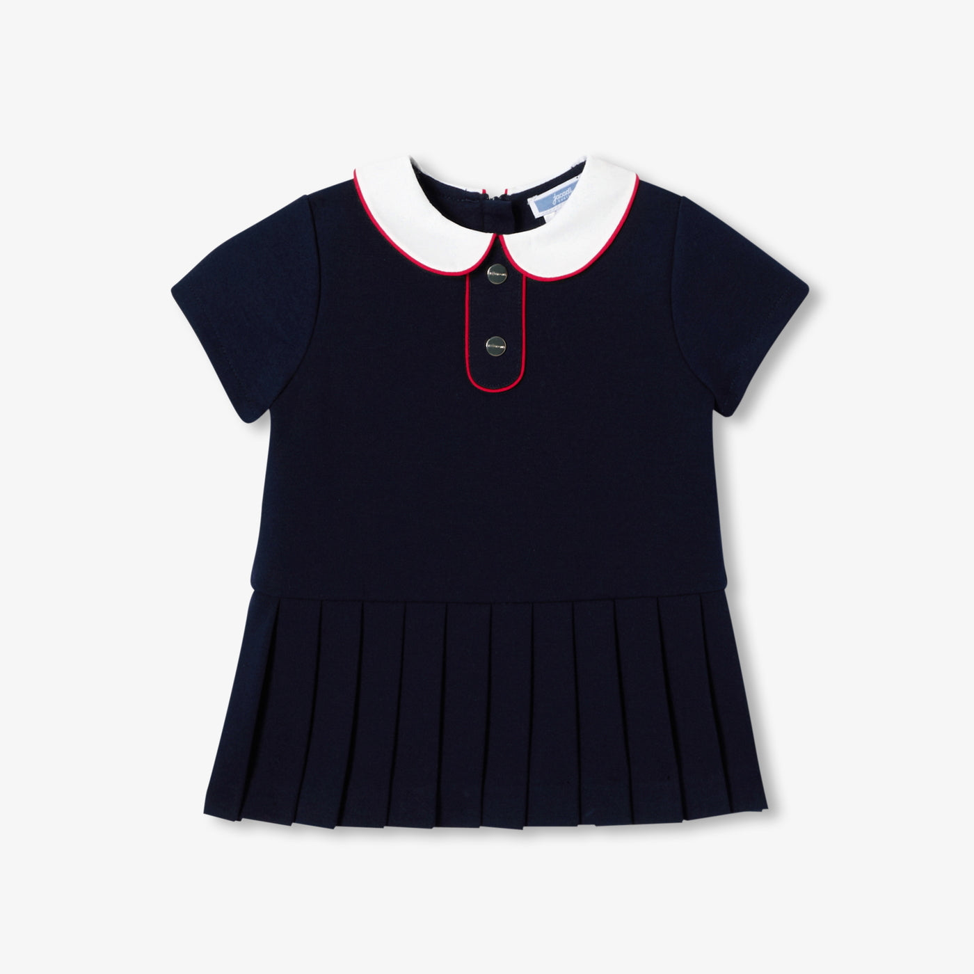 Baby girl short-sleeved dress - marine jacadi
