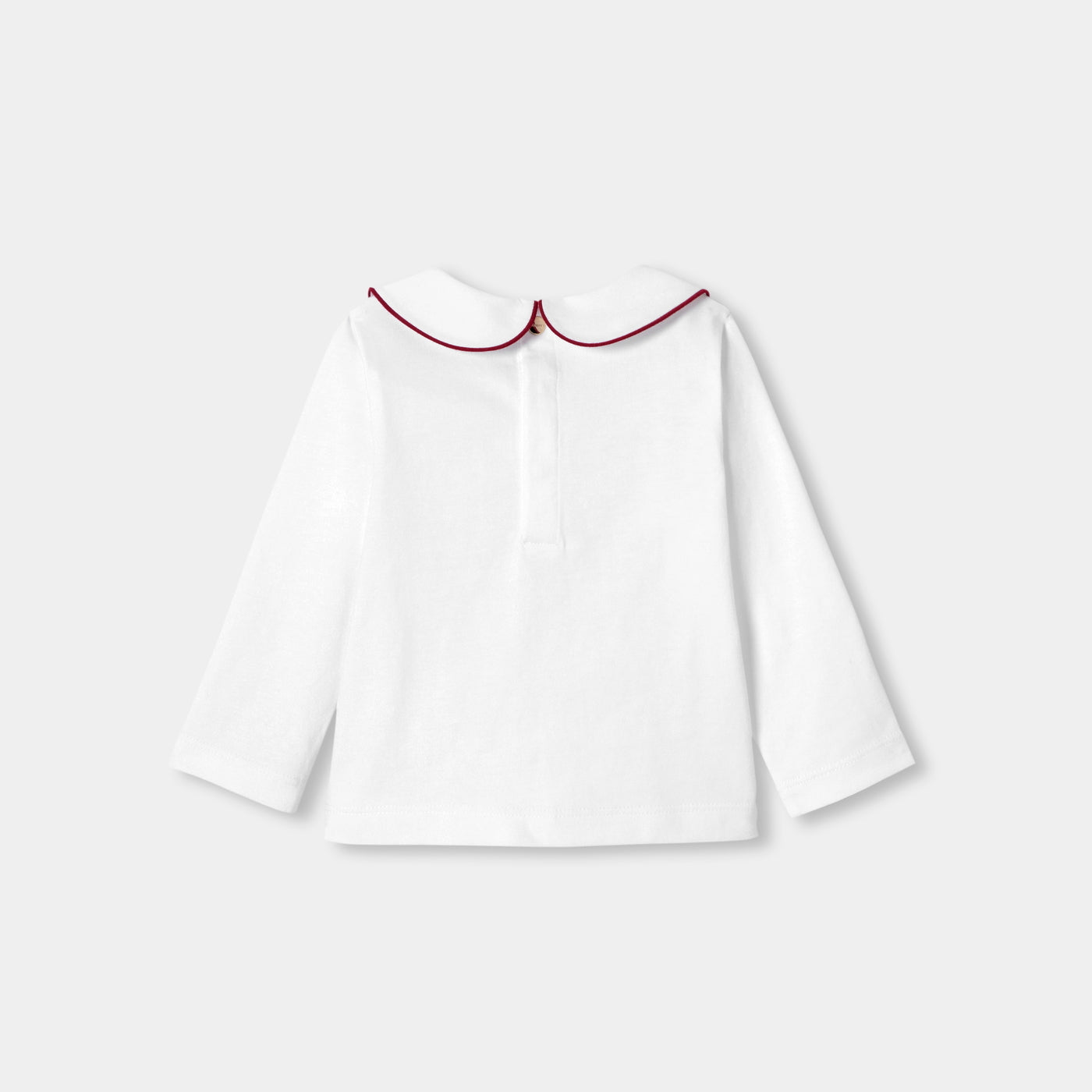 Baby girl long-sleeved T-shirt - blanc jacadi