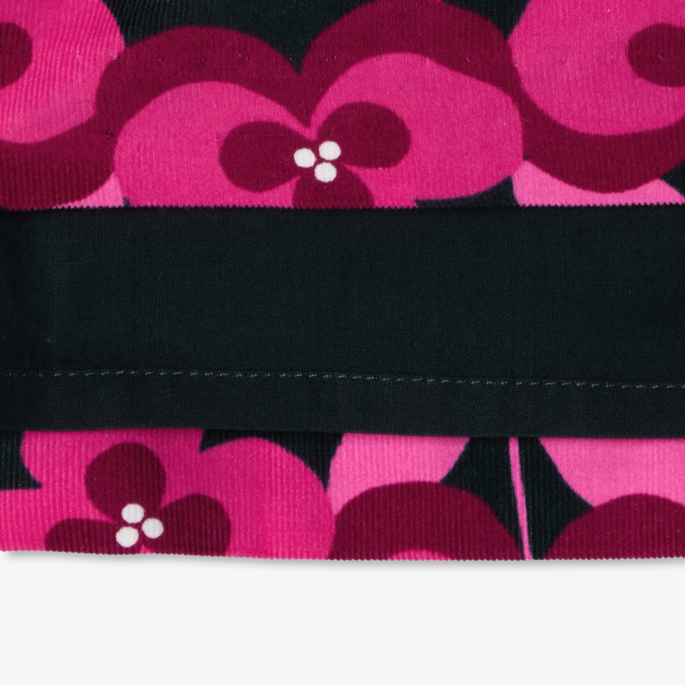 Girl floral velvet dress - rouge/multico