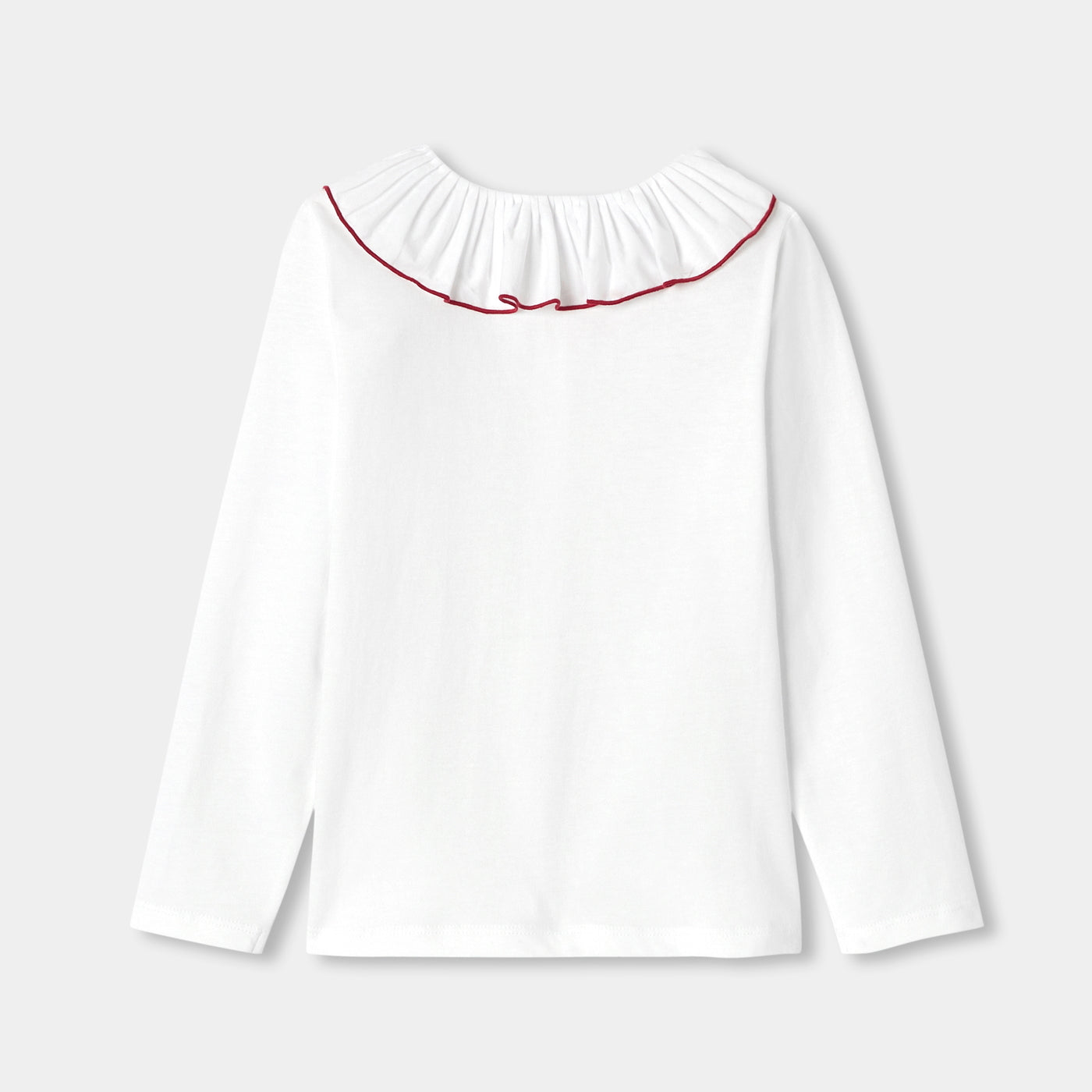 Girl cotton jersey blouse - blanc jacadi