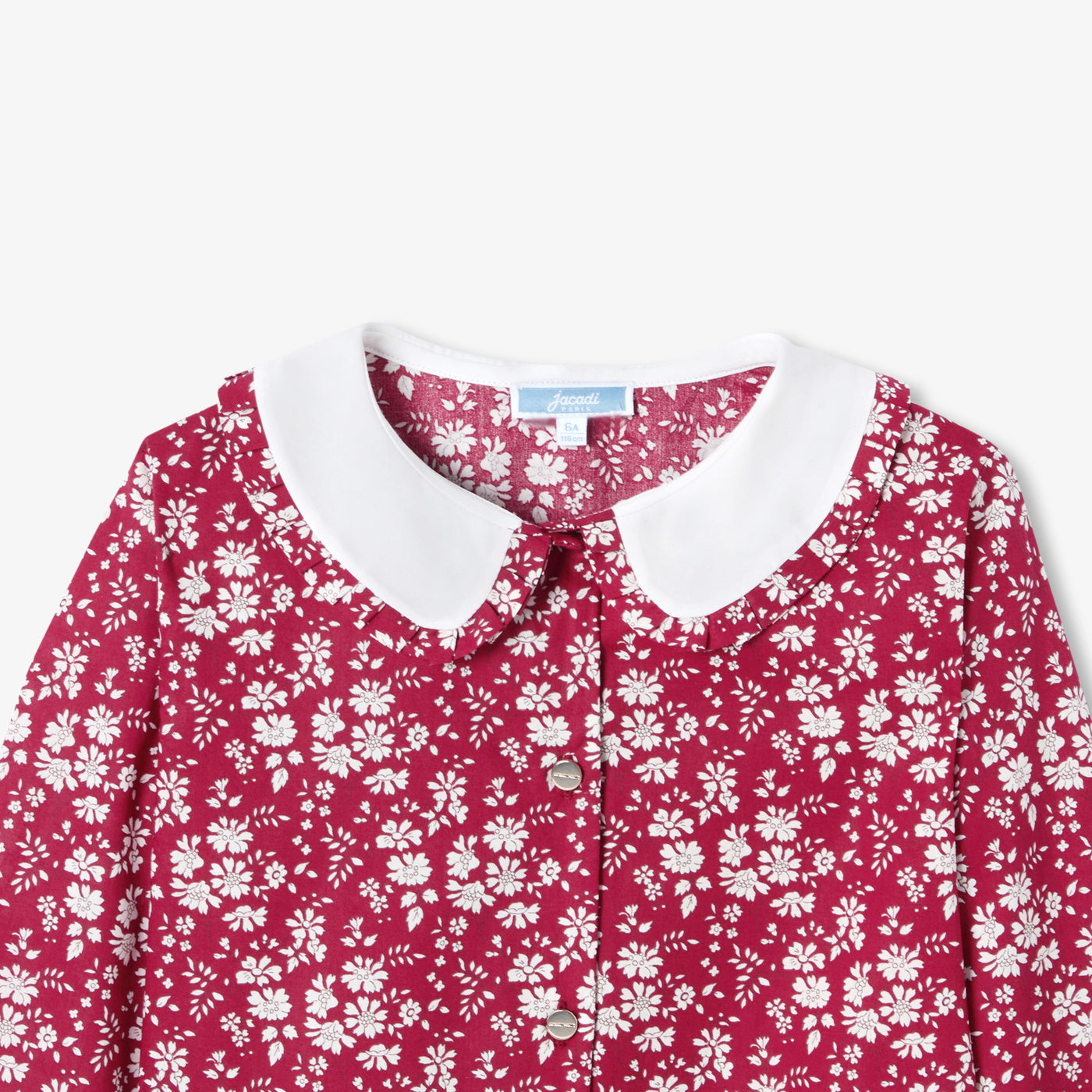 Girl Liberty fabric blouse - rouge/blanc
