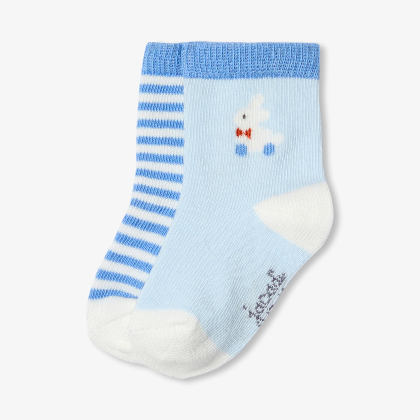 Baby boy socks duo - bleu/multico