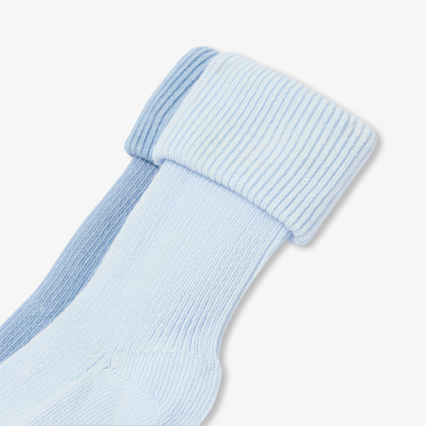 Duo of ribbed socks for baby boy - bleu/multico