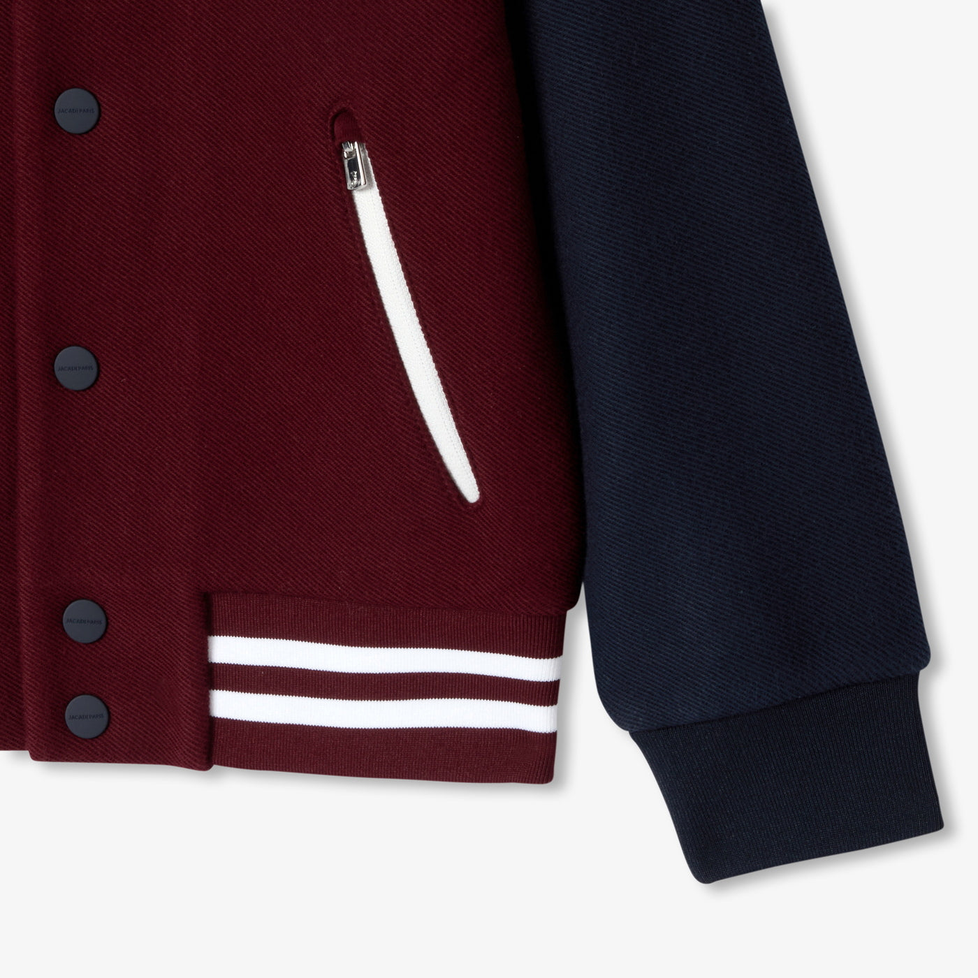 Boy varsity jacket - bordeaux