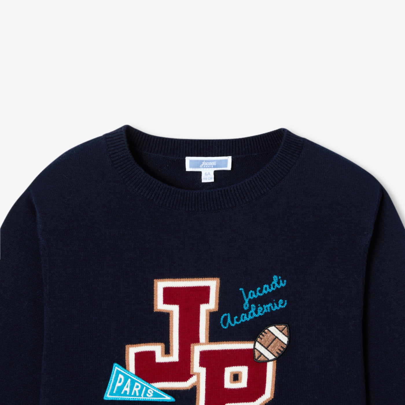 Boy cotton jumper - marine jacadi