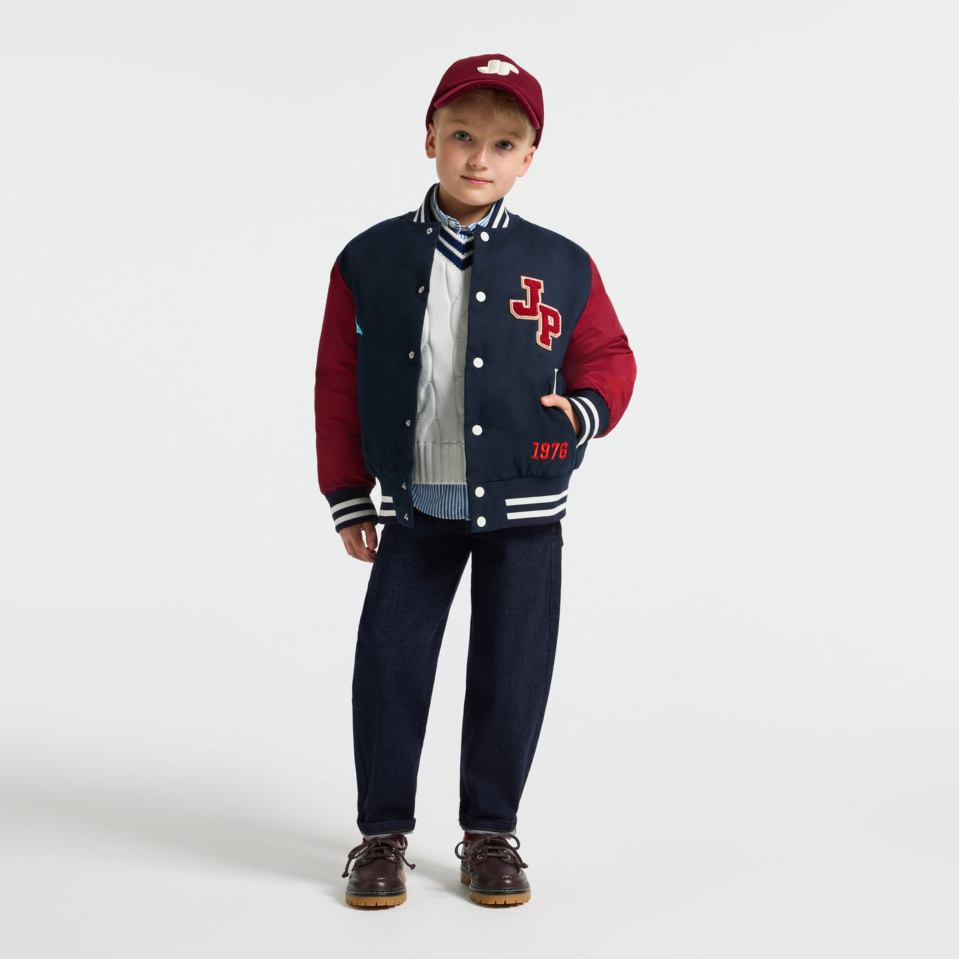 Kids barrel leg jeans - denim fonce