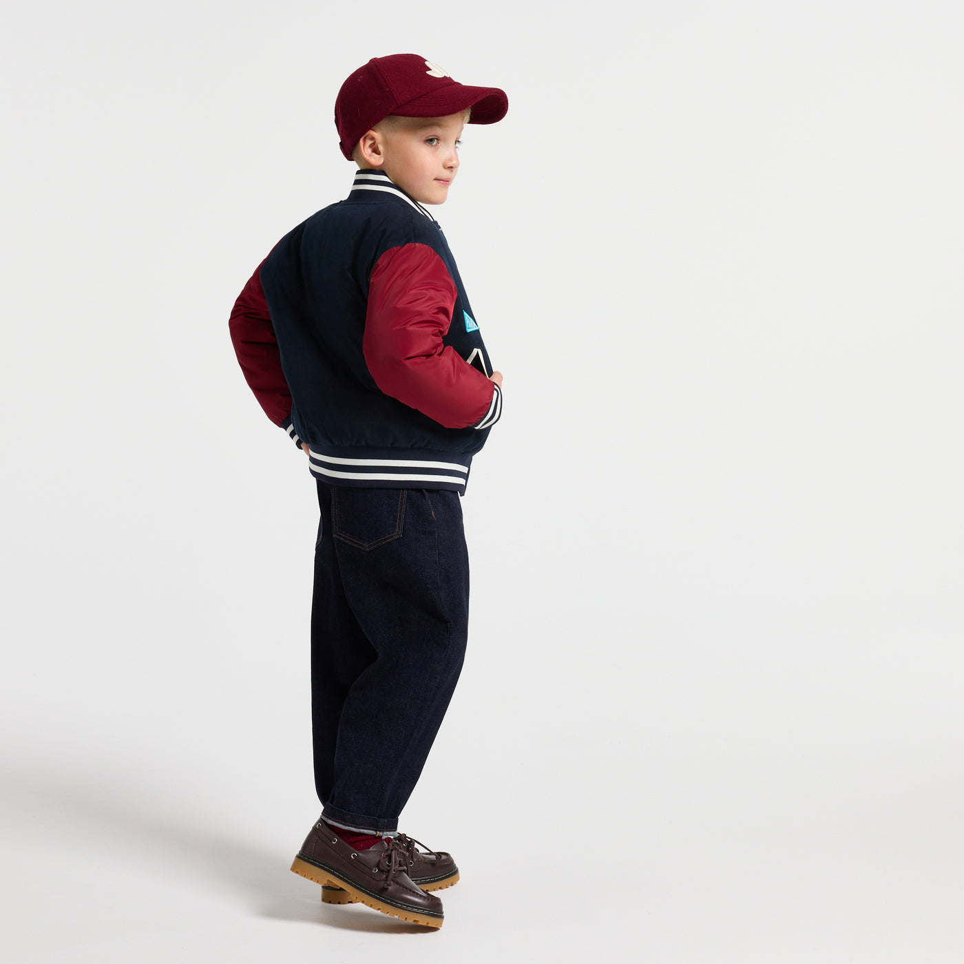Kids barrel leg jeans - denim fonce