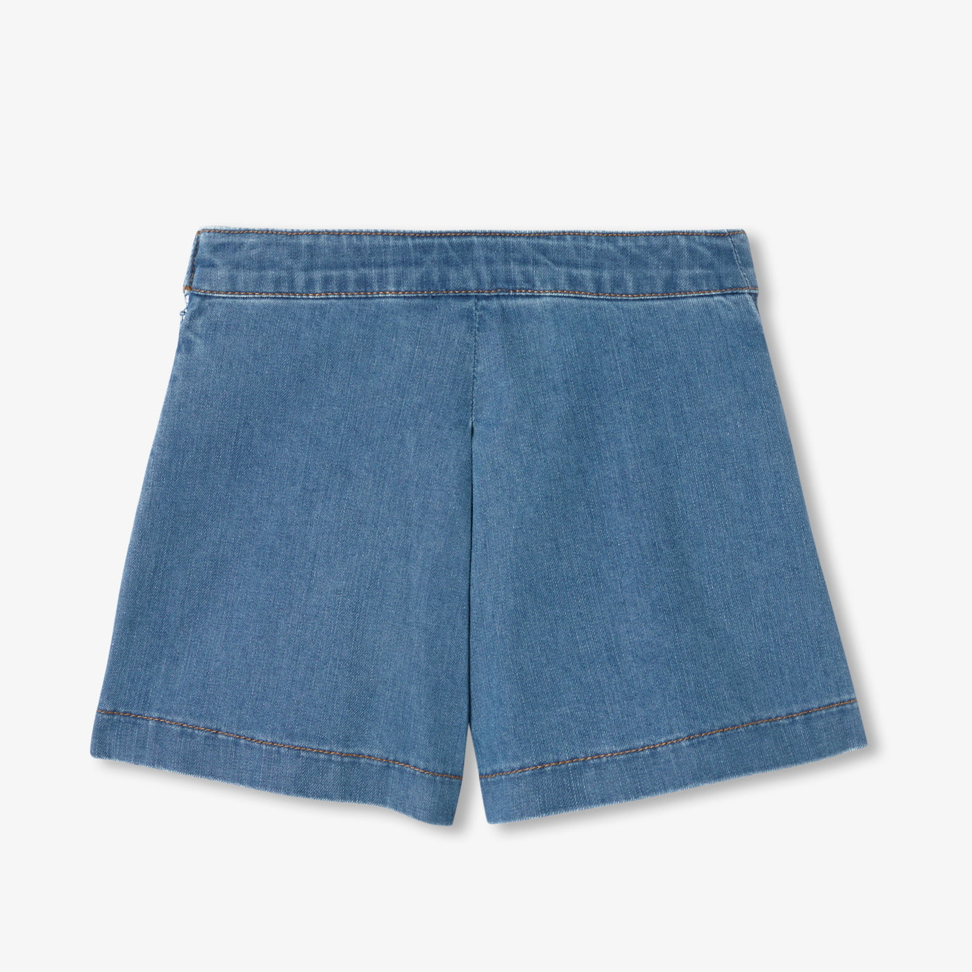 Girl denim culottes - denim clair