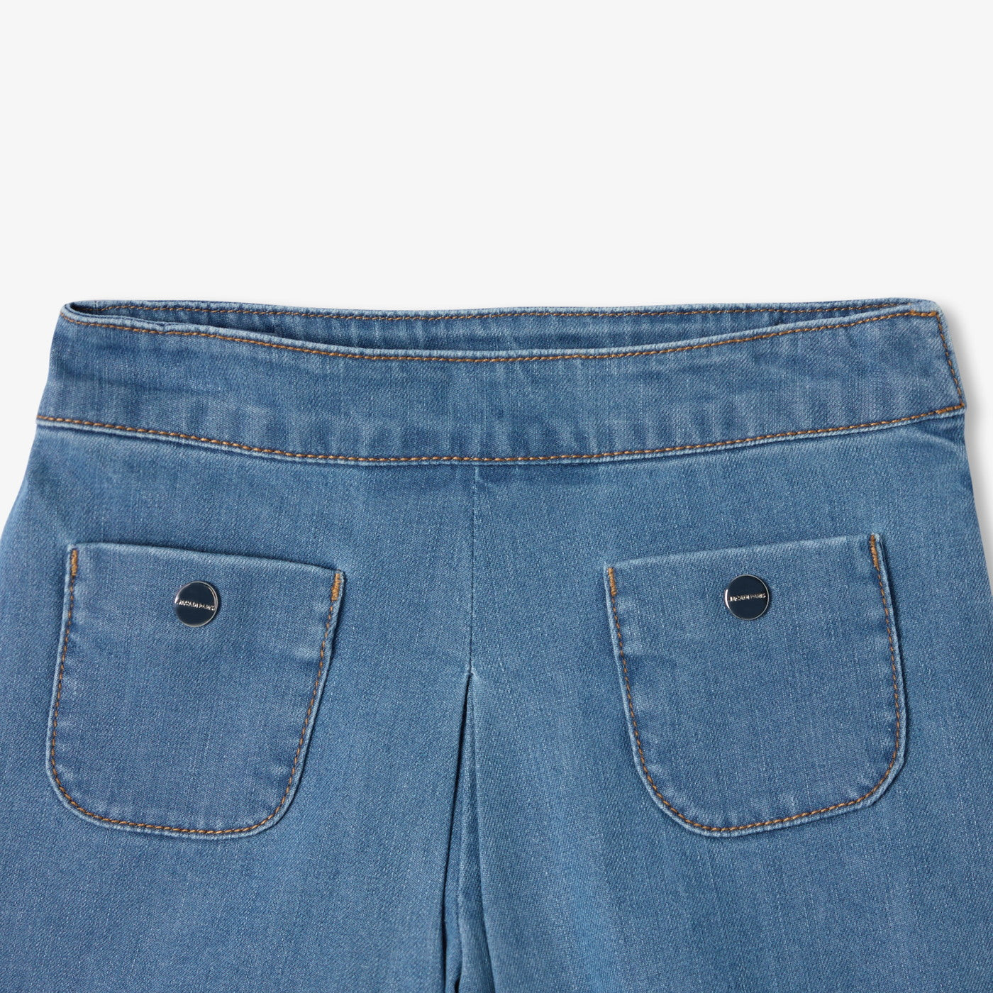 Girl denim culottes - denim clair