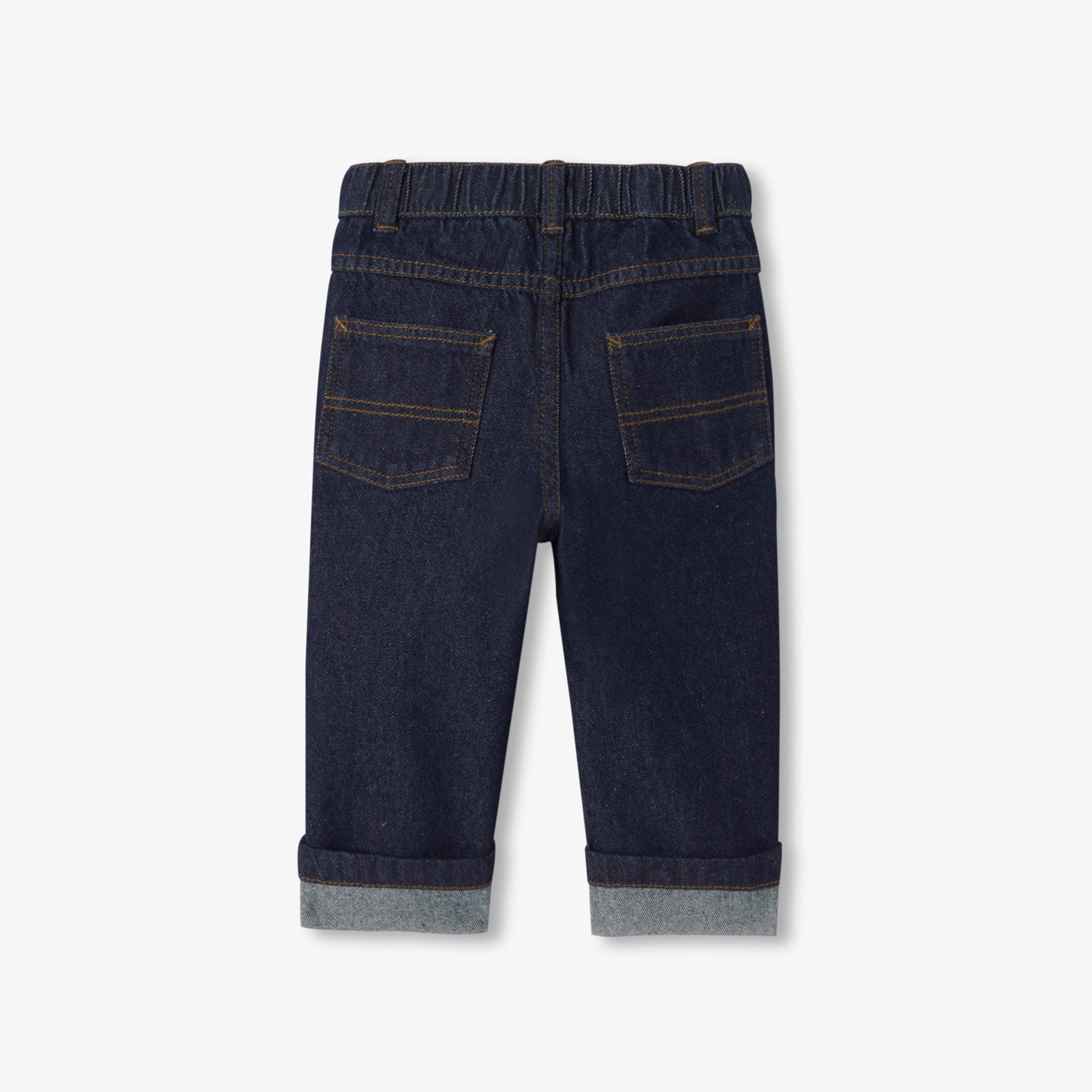 Baby cuffed jeans - denim fonce