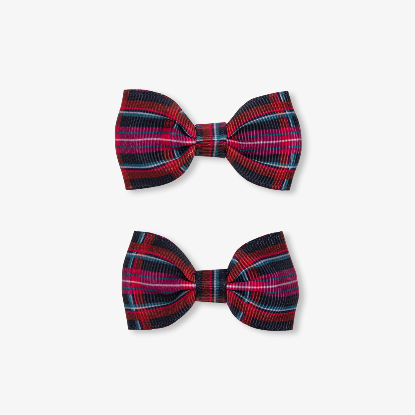 Girl set of hair bow clips - multico