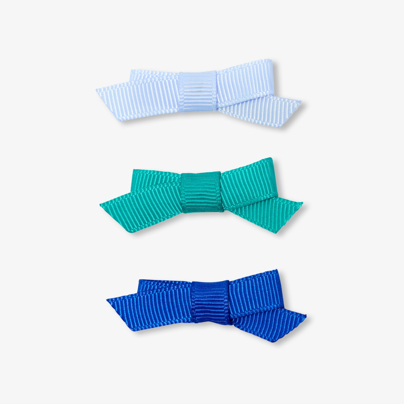 Baby girl set of charming mini crocodile clips - multico