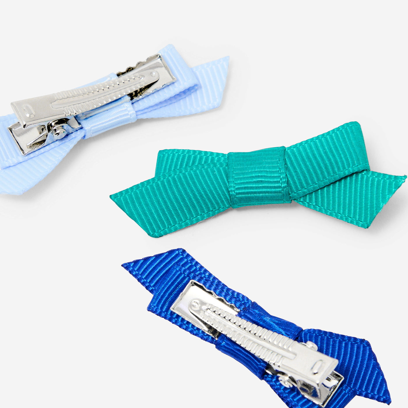 Baby girl set of charming mini crocodile clips - multico