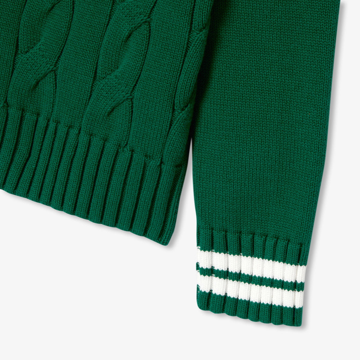 Child cotton cricket jumper - vert cresson