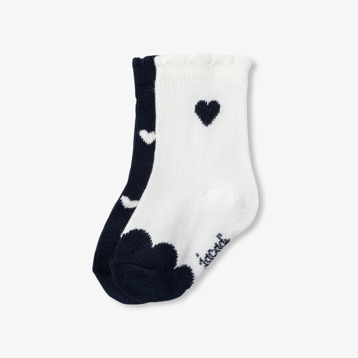 Baby girl sock duo - marine/multico