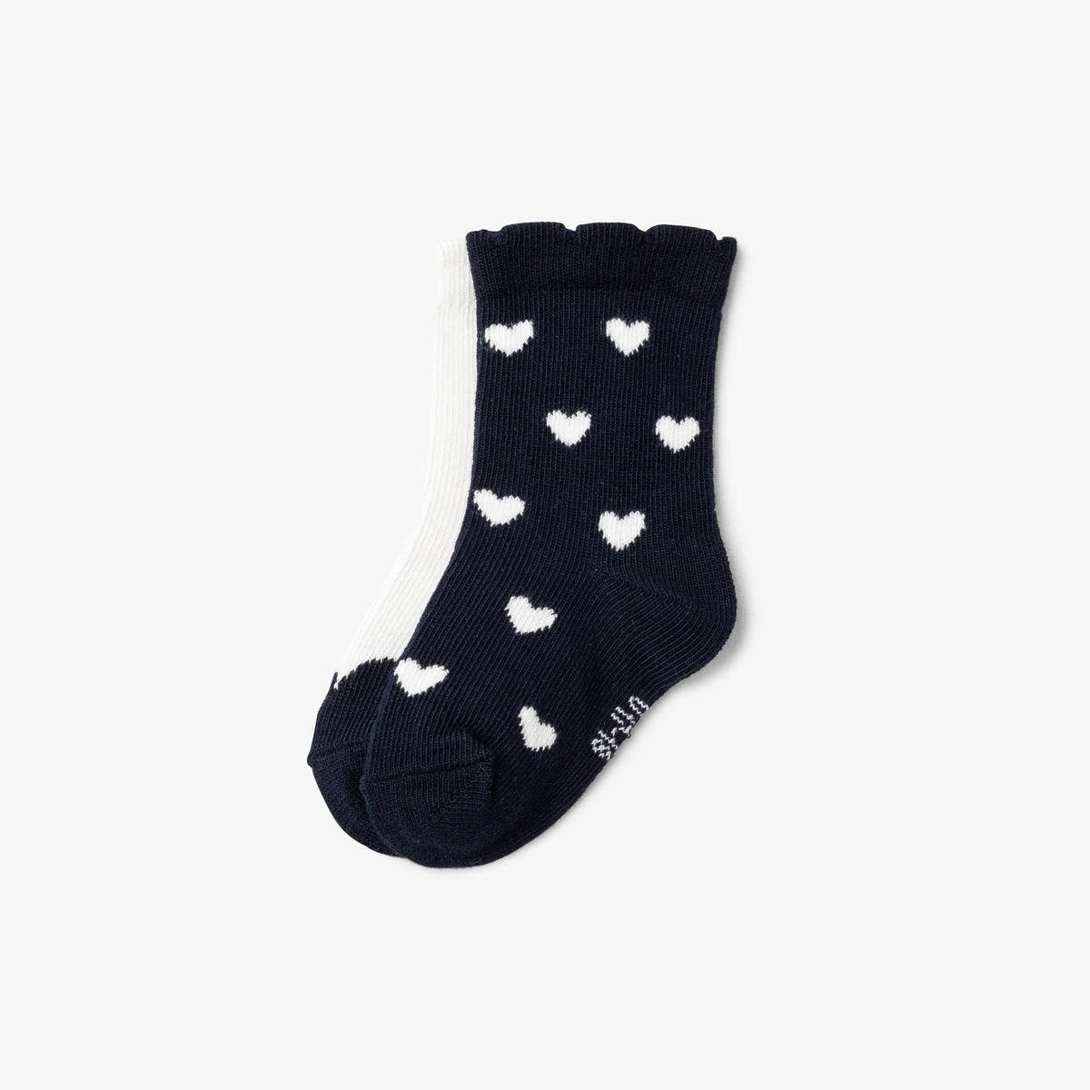 Baby girl sock duo - marine/multico