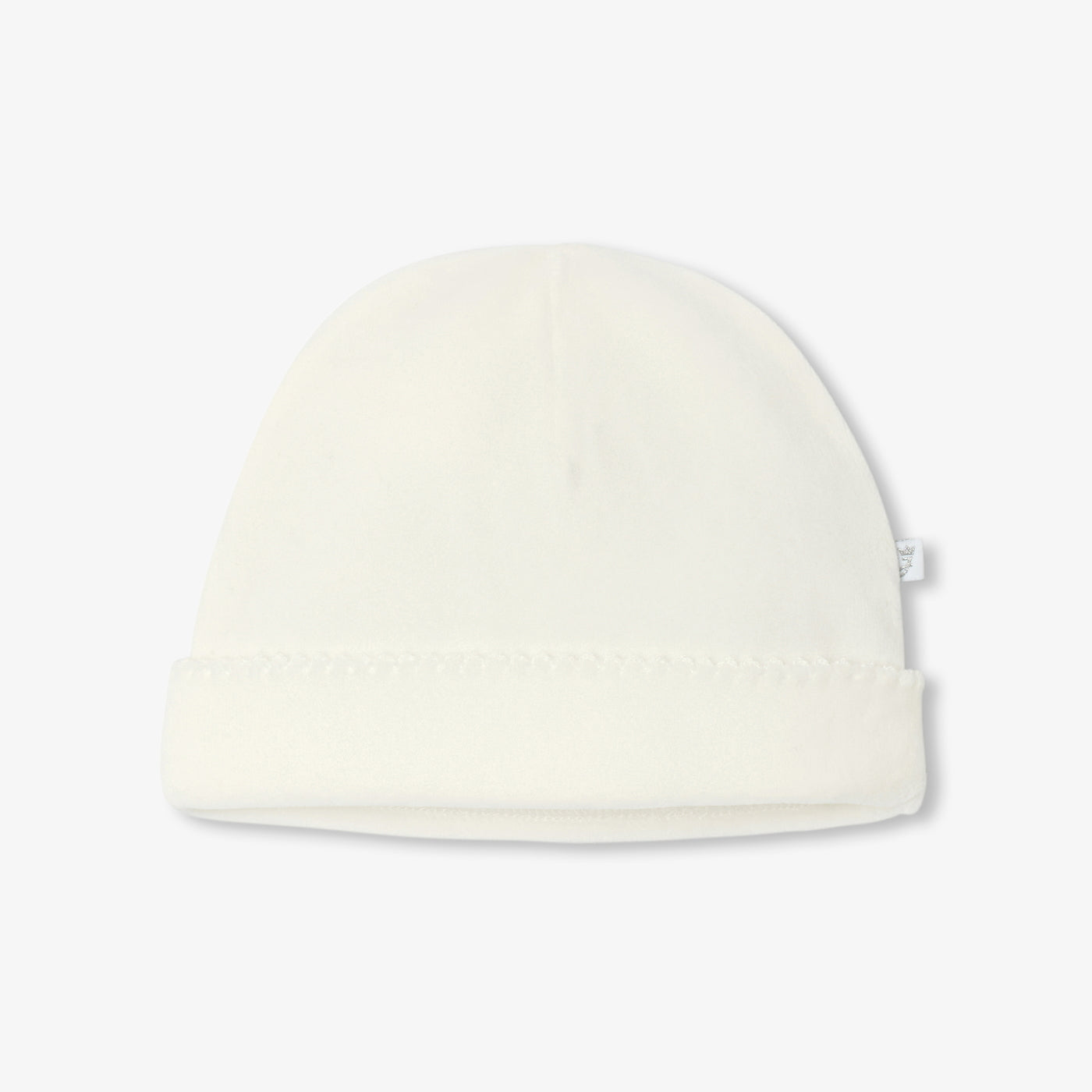 Newborn microfleece beanie - blanc doux jacadi