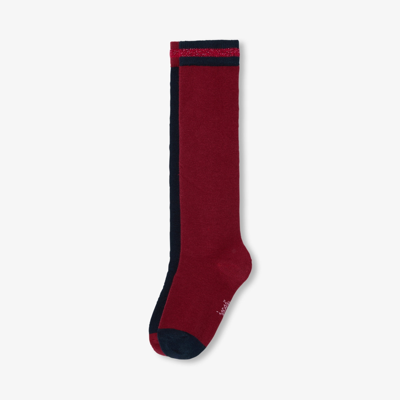 Girl knee-high socks set - rouge/multico