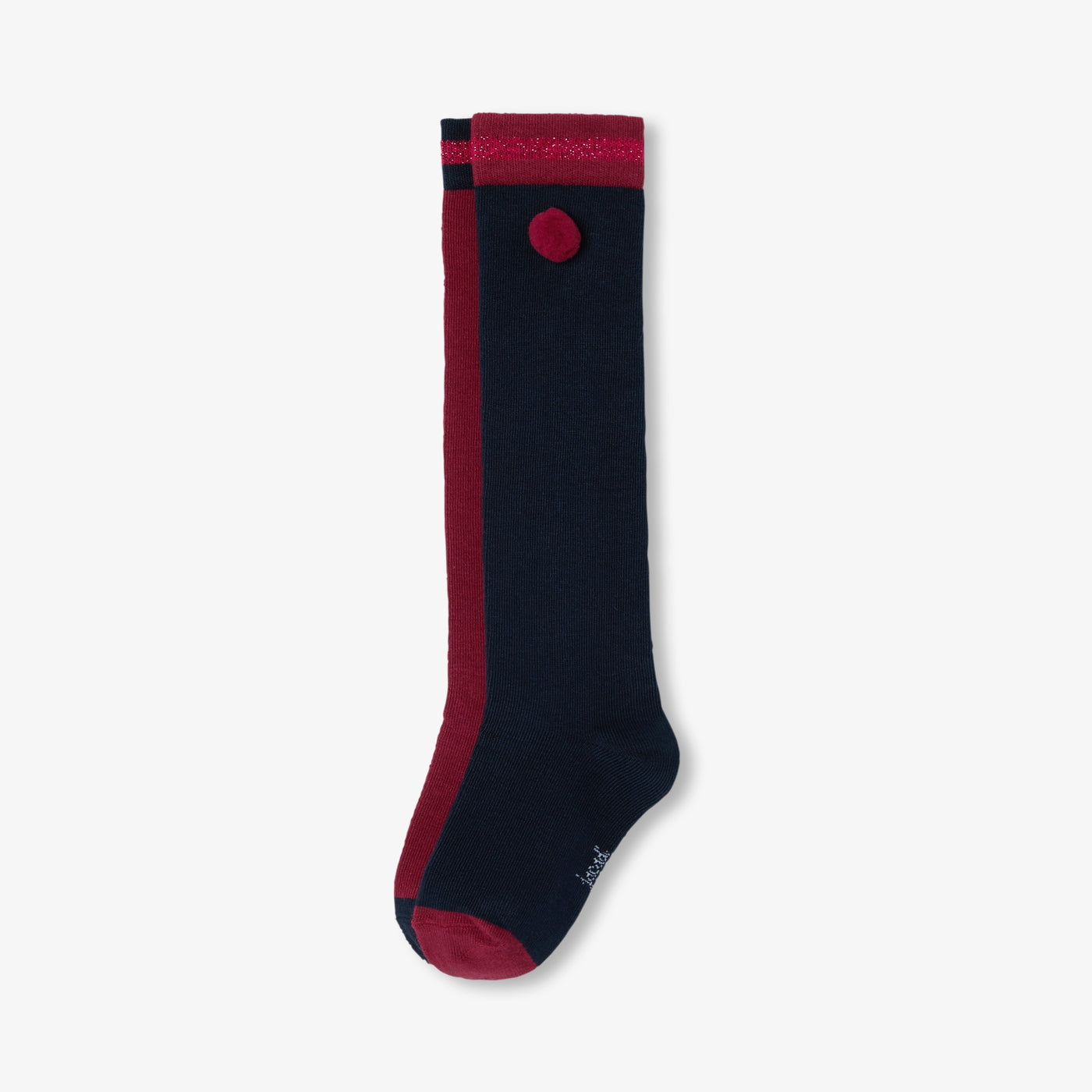 Girl knee-high socks set - rouge/multico