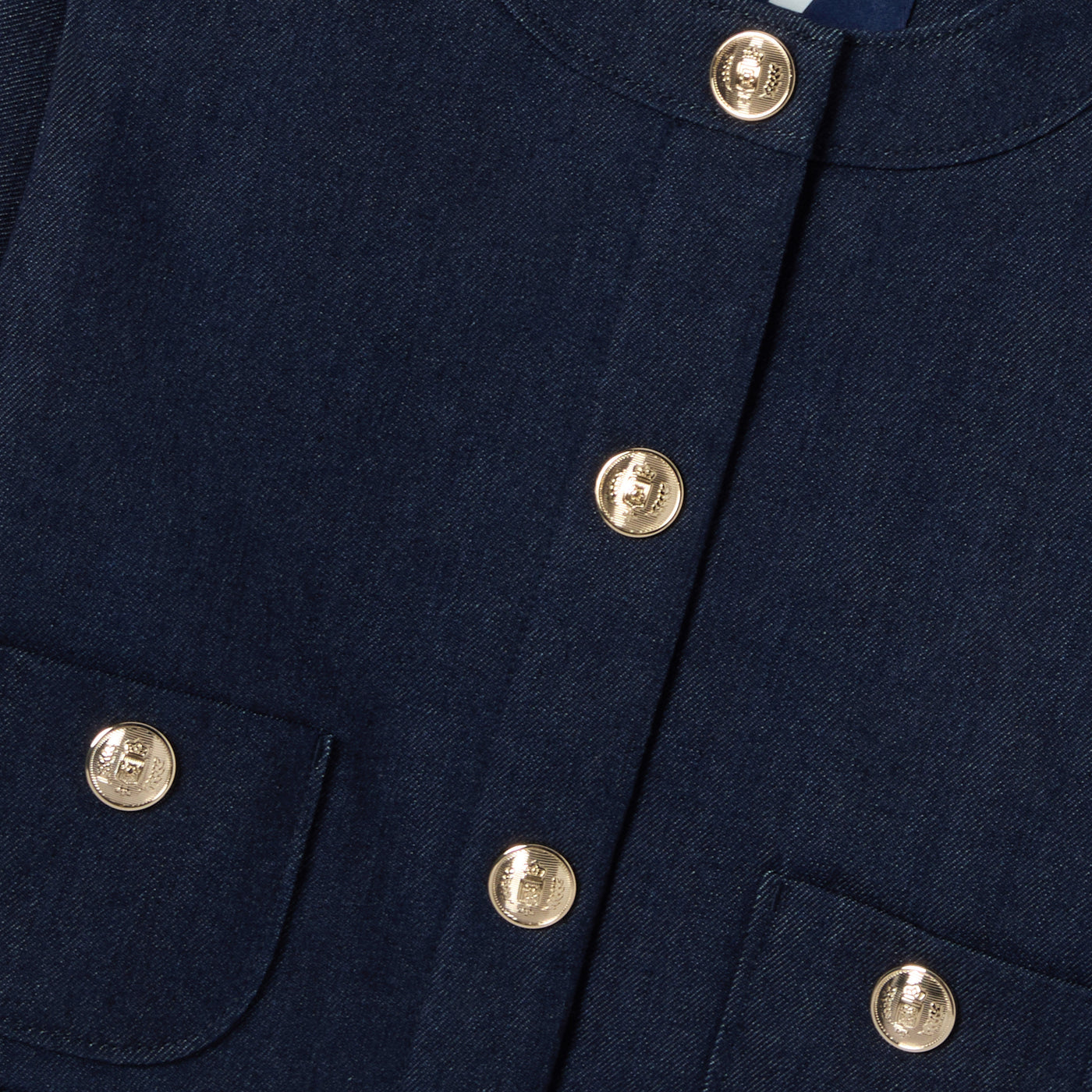 Girl denim jacket - denim fonce