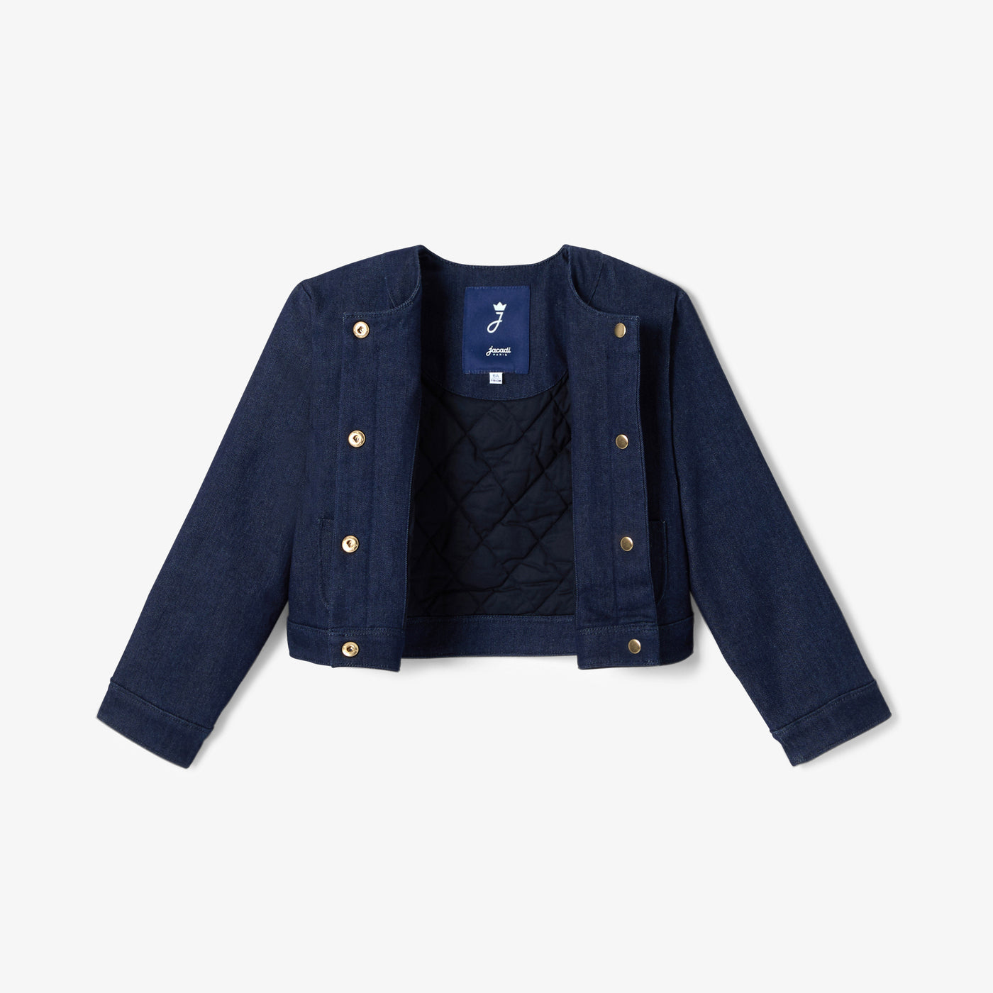 Girl denim jacket - denim fonce