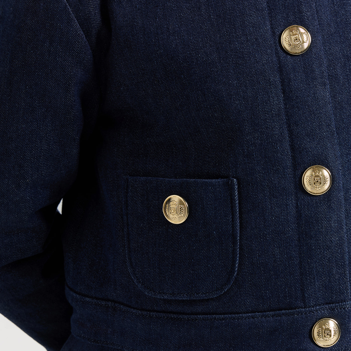 Girl denim jacket - denim fonce