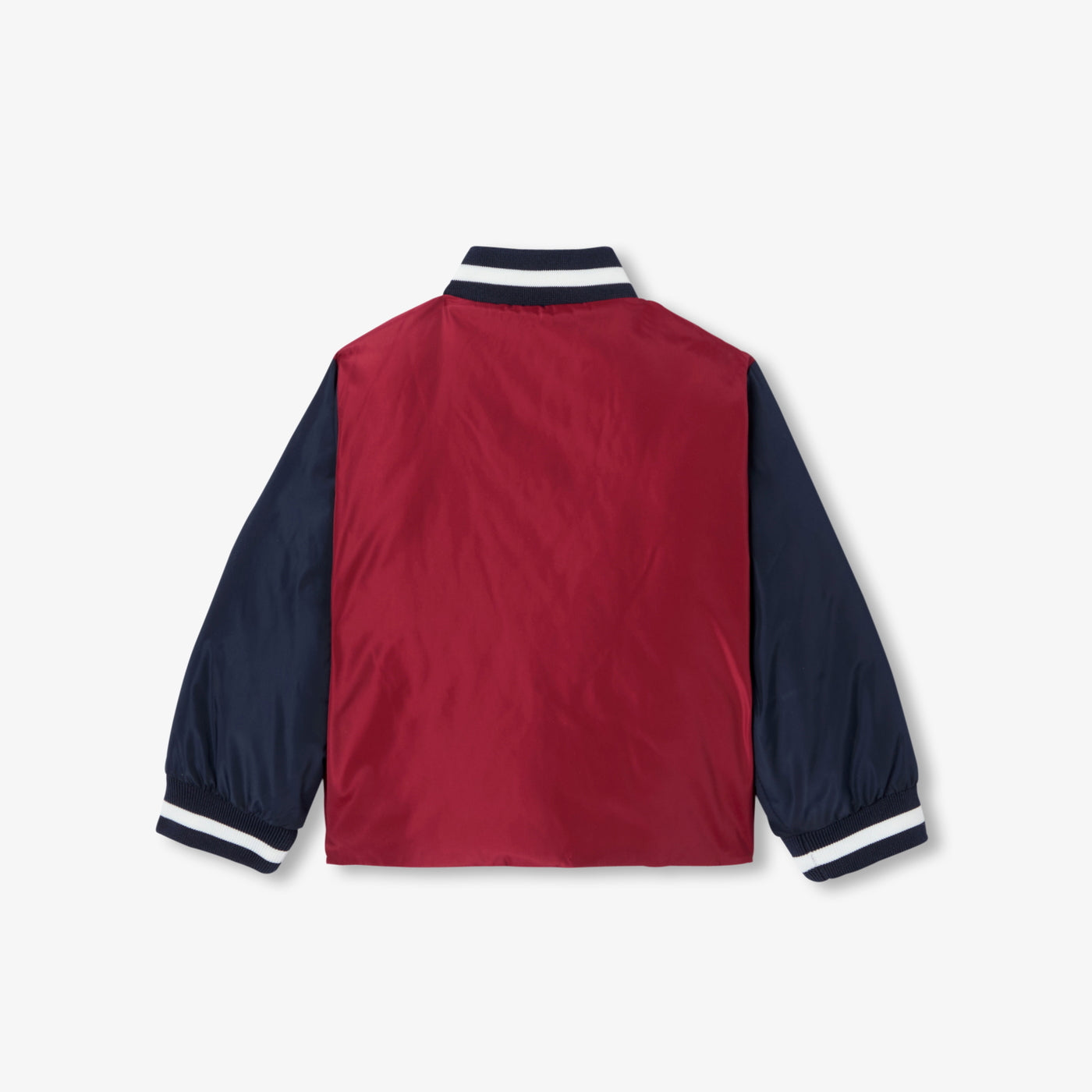 Baby varsity jacket - rouge brique