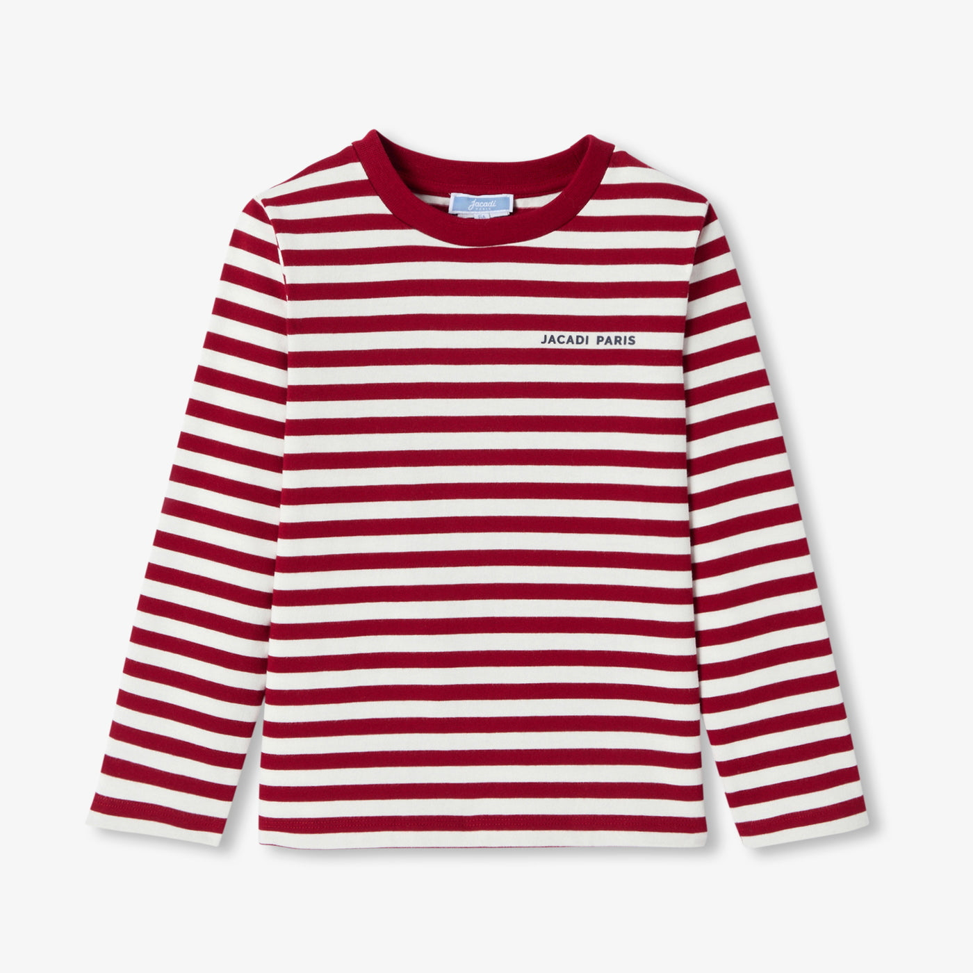Child jersey striped sailor T-shirt - blanc/rouge