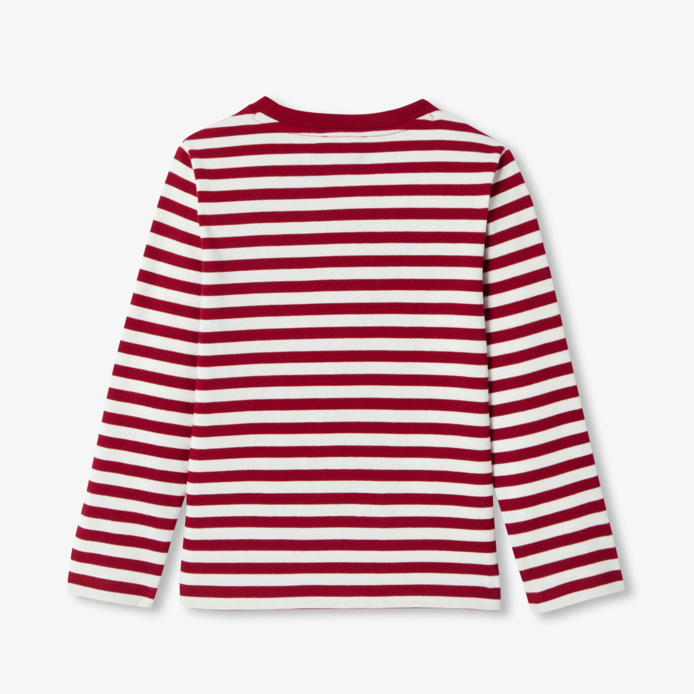 Child jersey striped sailor T-shirt - blanc/rouge
