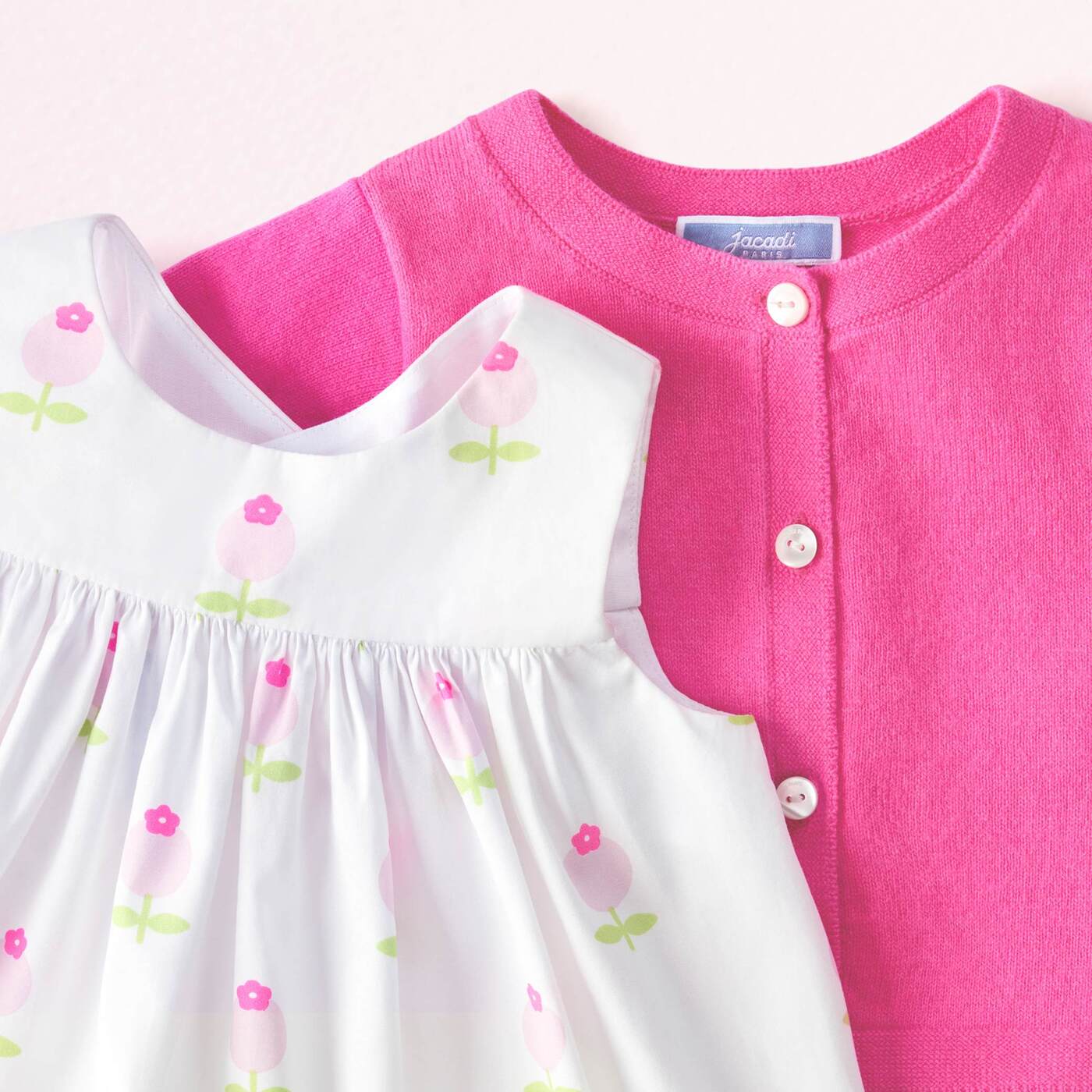 Baby girl dress in poplin
